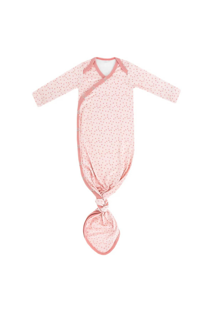 Dottie Newborn Knotted Gown | Copper Pearl