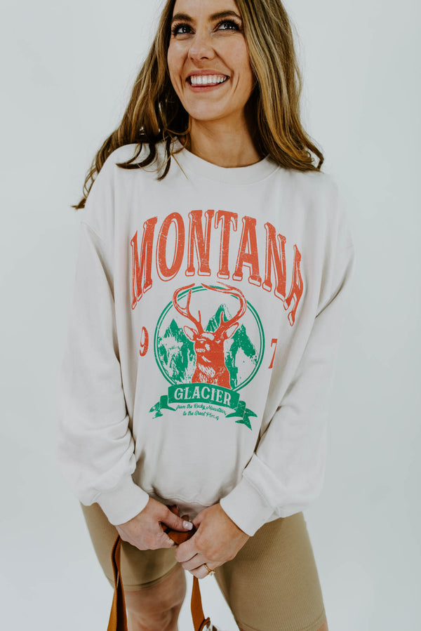 Montana Graphic Pullover Sweatshirt