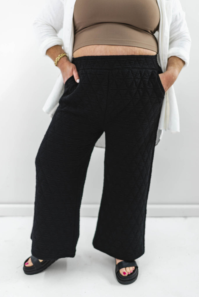 Transform Yourself Curvy Quilted Crop Pants