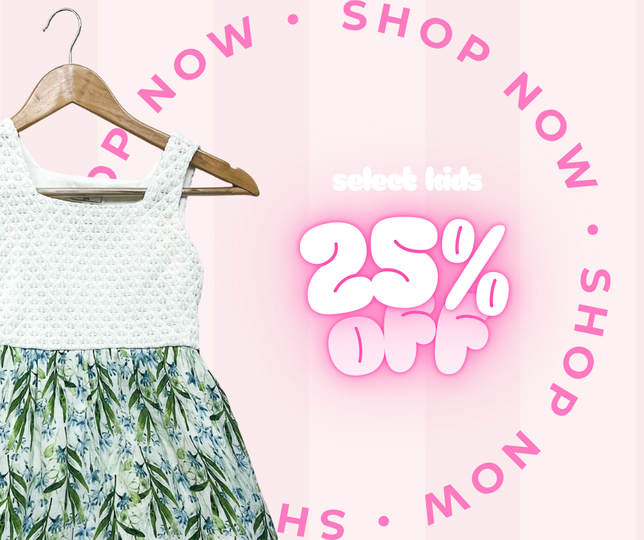 25% OFF Select Kids