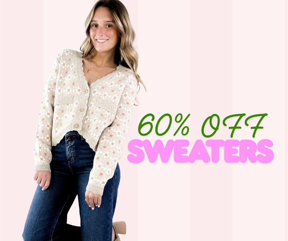 60% OFF SWEATERS