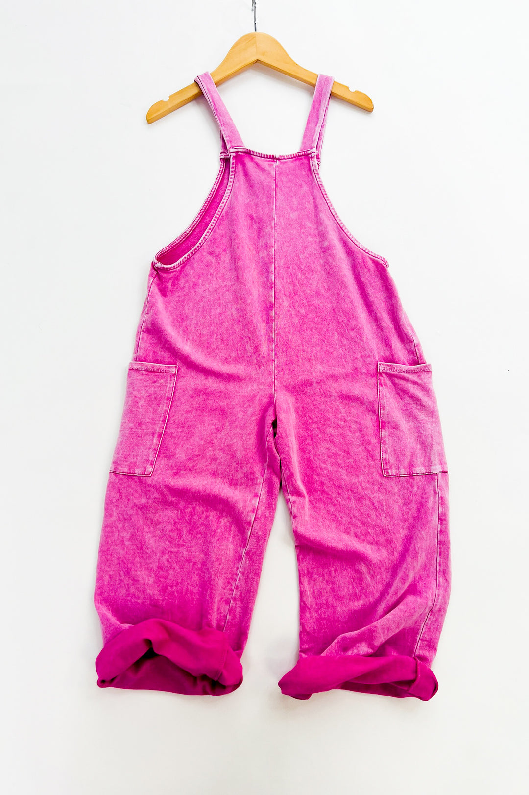 Girl's Mineral Wash Overalls