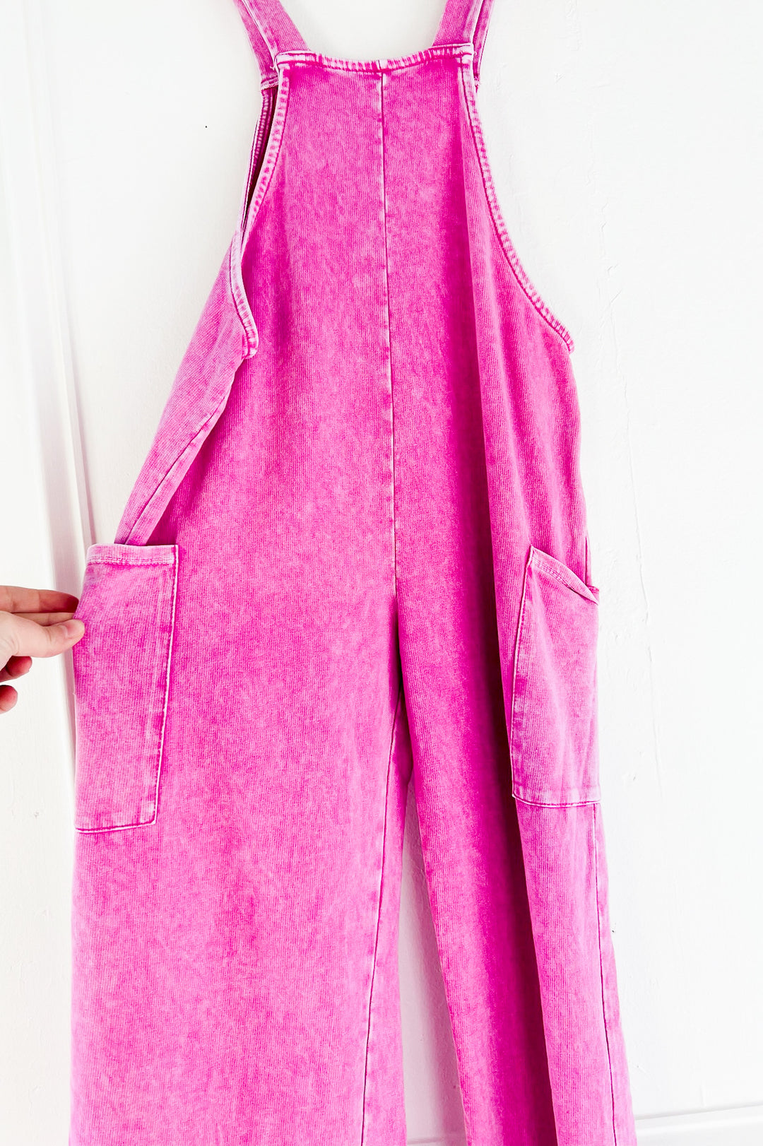 Girl's Mineral Wash Overalls