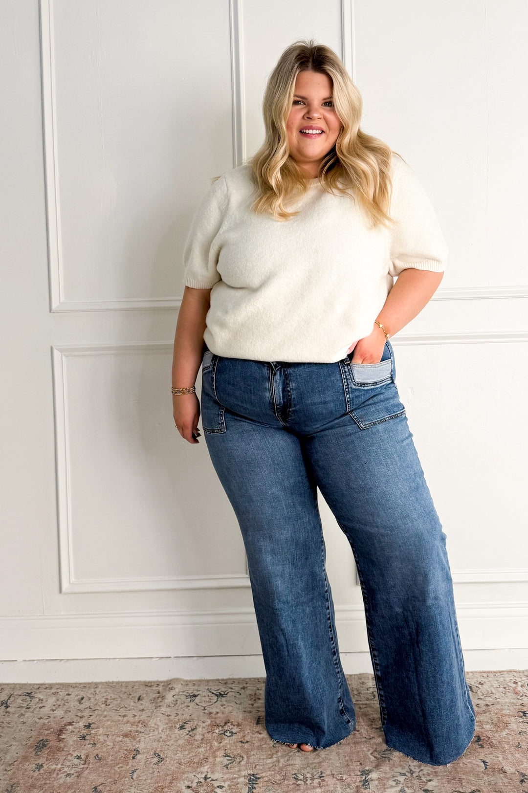 Maya High-Rise Wide Leg Jeans | Kut from the Kloth