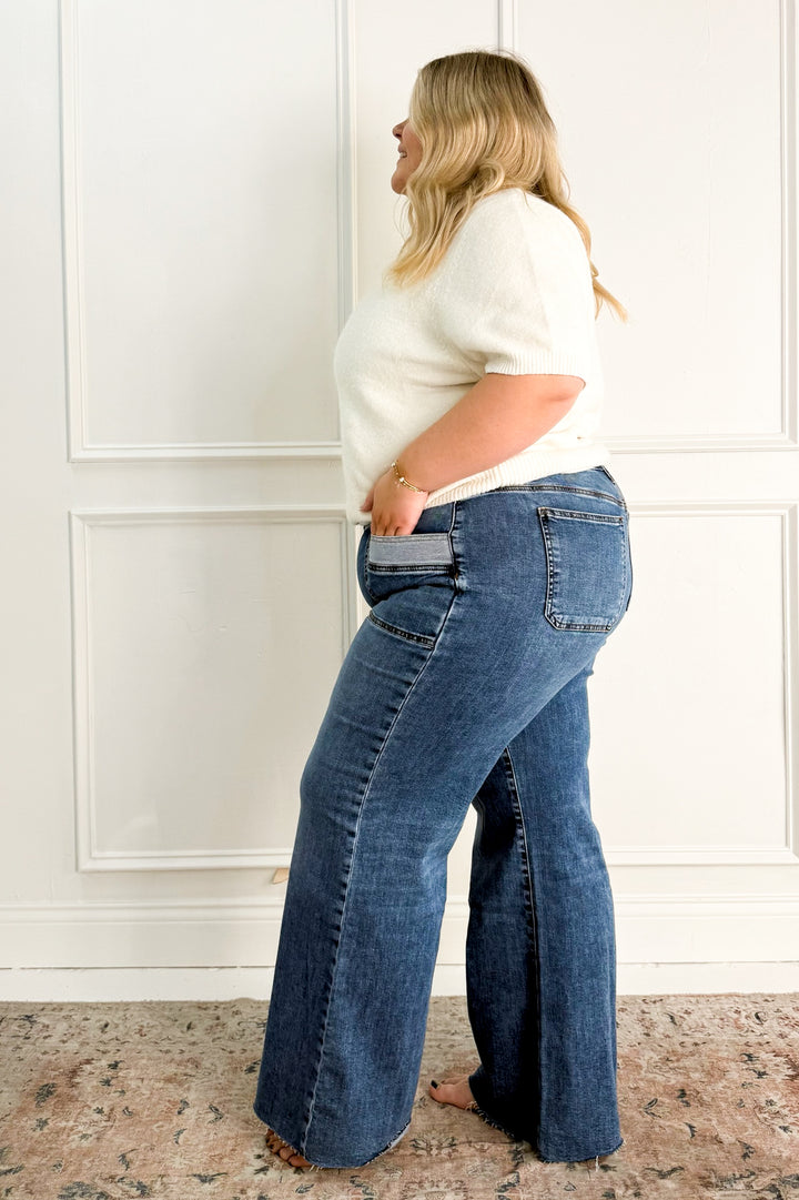 Maya High-Rise Wide Leg Jeans | Kut from the Kloth