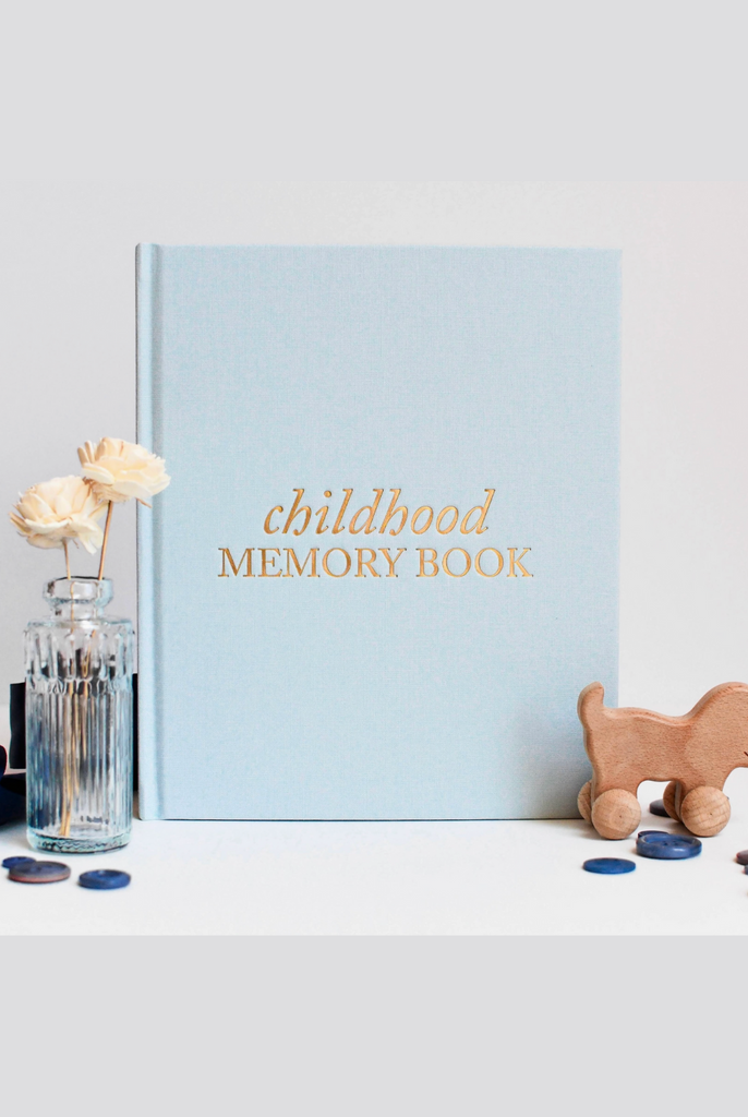 Baby Photo Album Memory Book | Blue