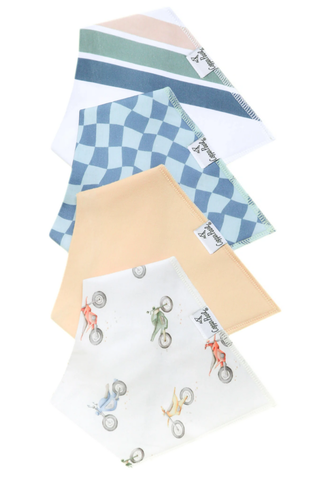 Ryder Bib Bandana Set | Copper Pearl