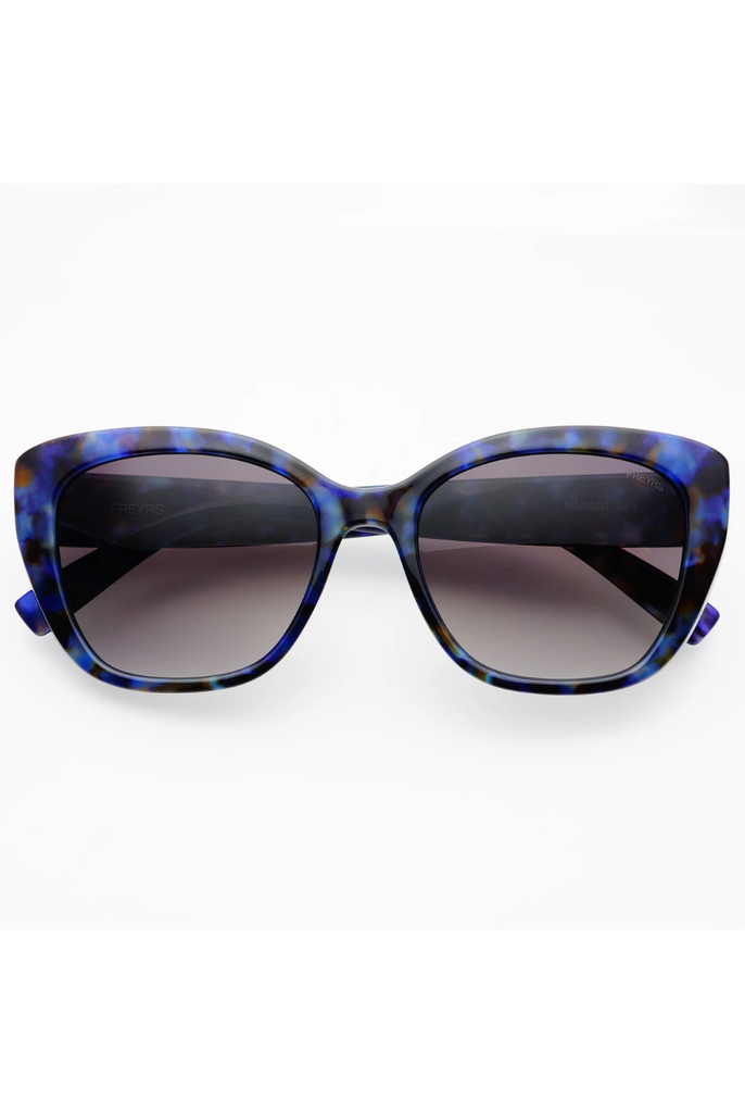 Freyrs - Margot Blue Tortoise Cat Eye Sunglasses
