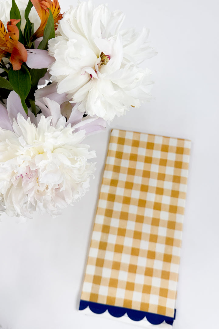 Sunshine Gingham Tea Towel