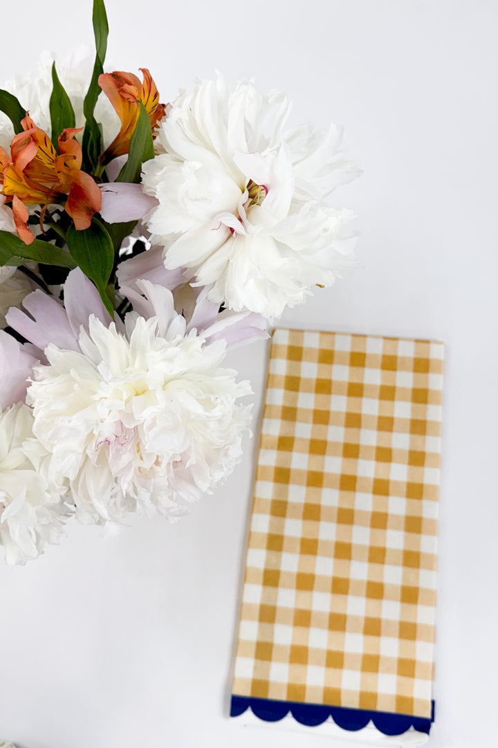 Sunshine Gingham Tea Towel