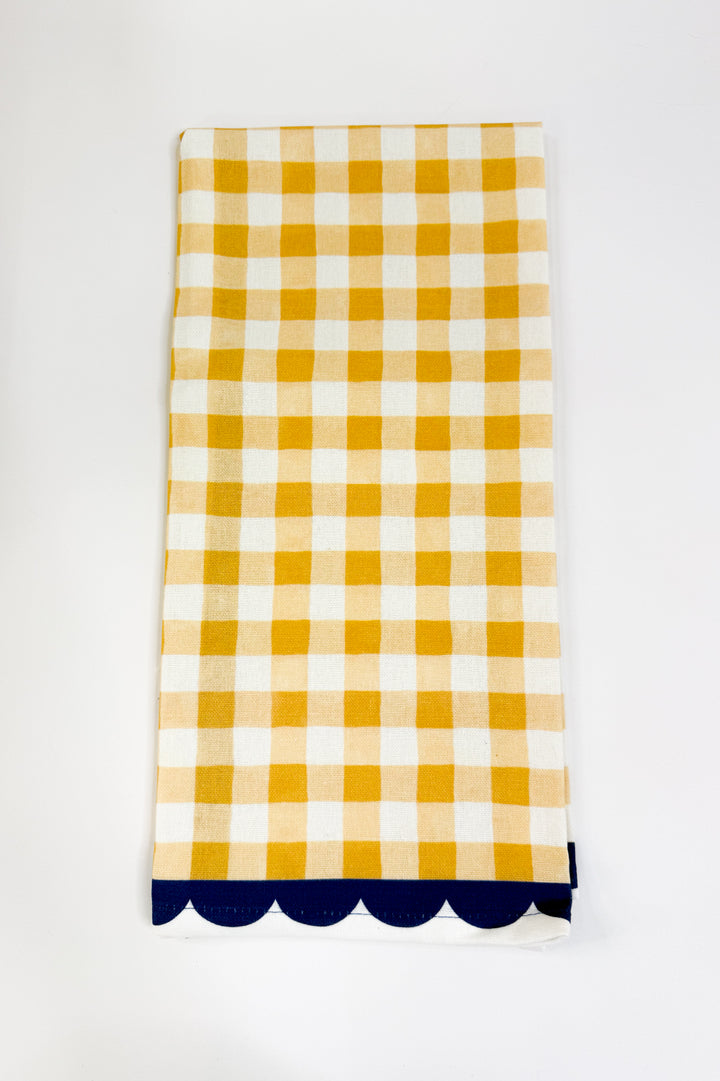 Sunshine Gingham Tea Towel