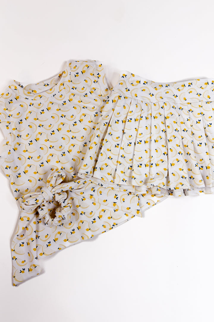 Lemon Blossom Girls Skort Set