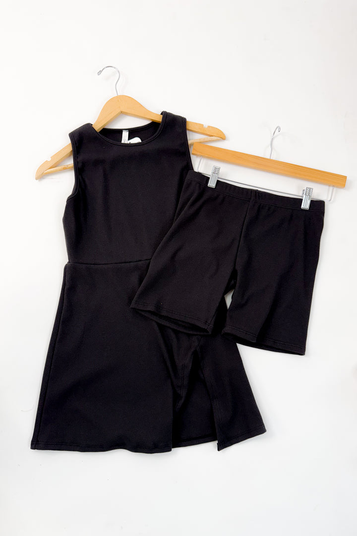 Girl's Tennis Dress with Biker Shorts