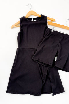 Girl's Tennis Dress with Biker Shorts