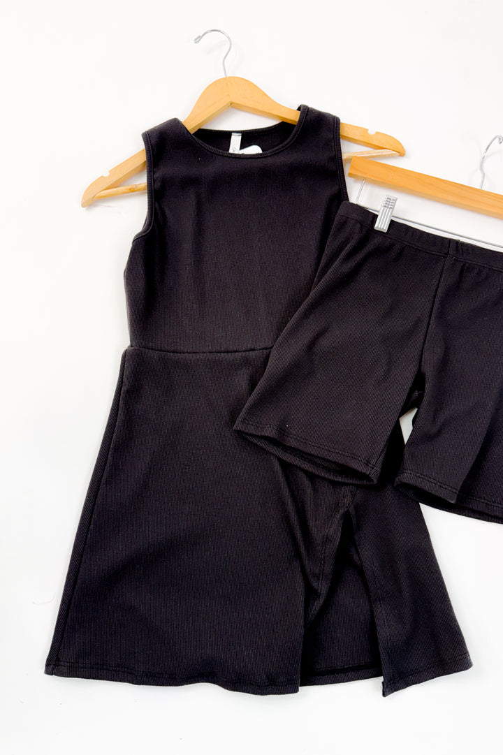 Girl's Tennis Dress with Biker Shorts