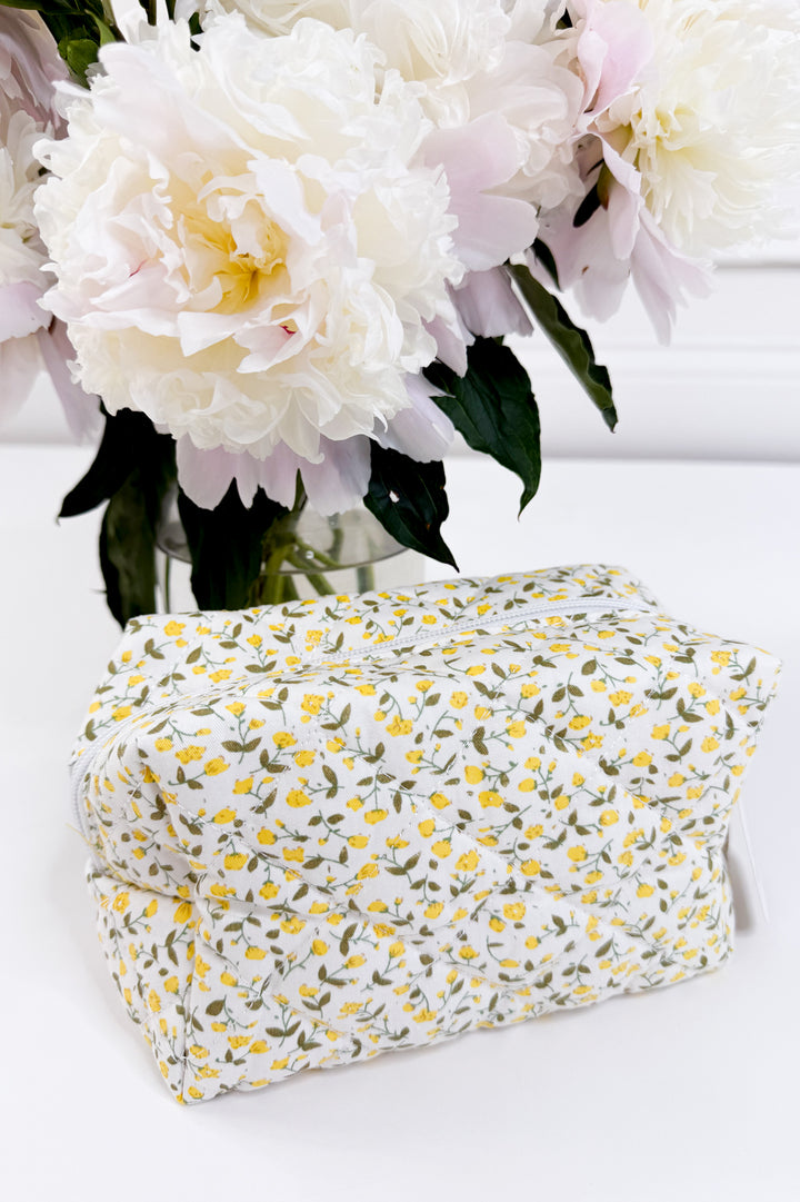 Sunny Bloom Cosmetic Case