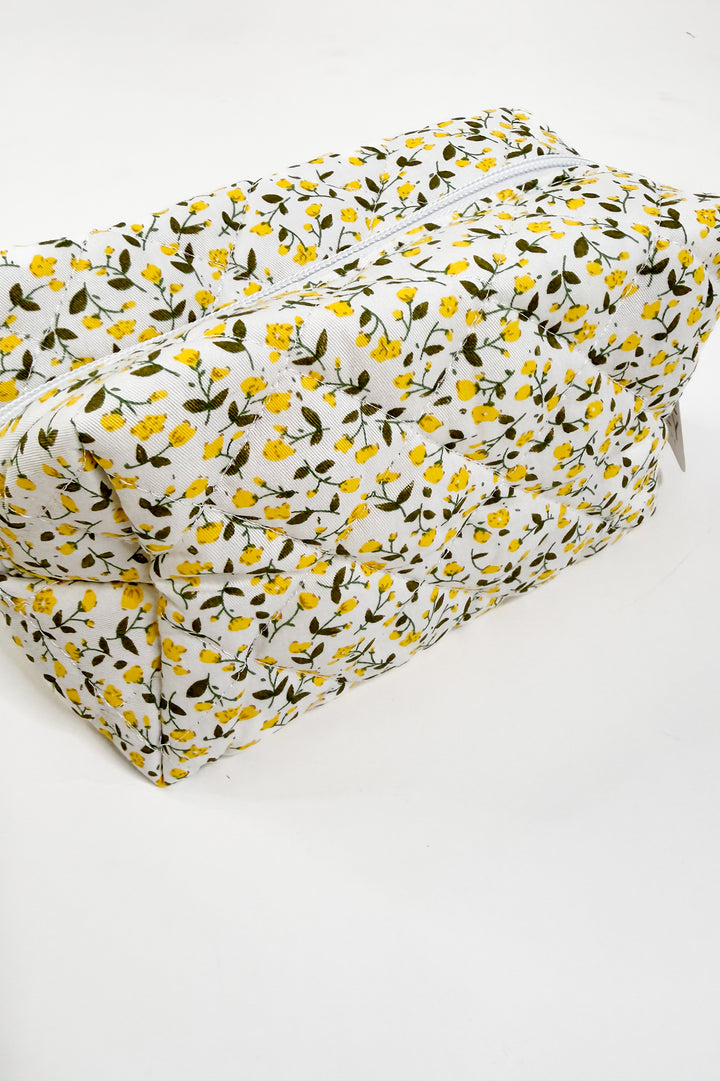 Sunny Bloom Cosmetic Case