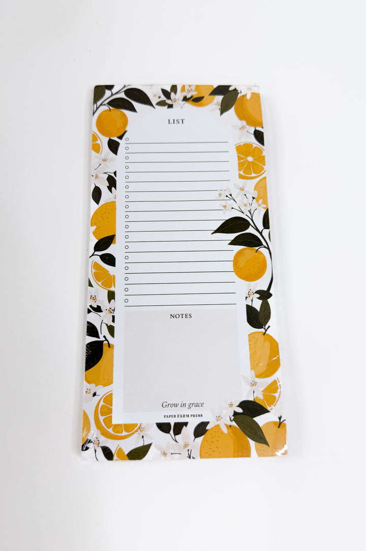 Orange Grove Market Notepad