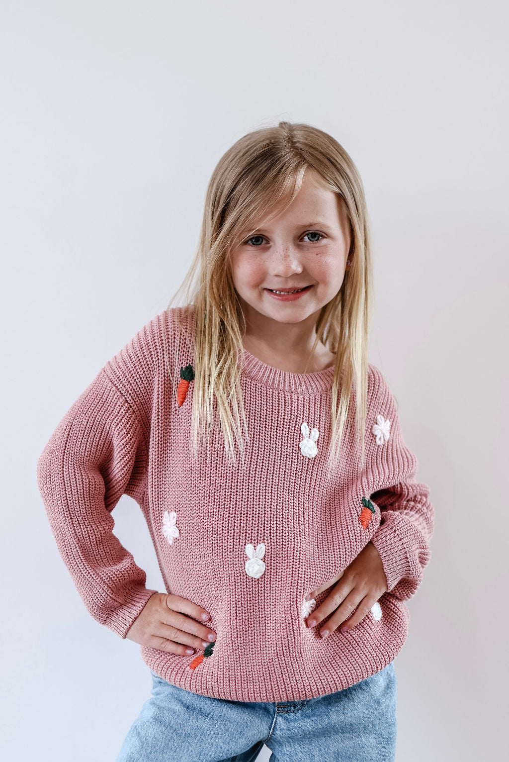 Kids Easter Knit Sweater