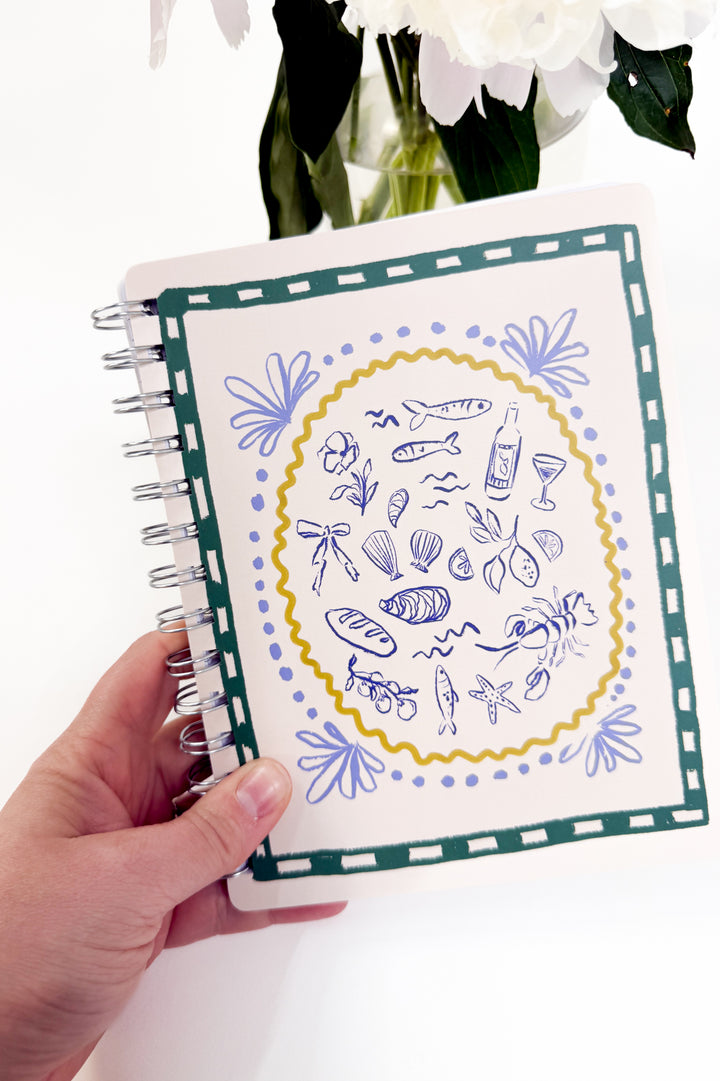 Italian Coast Spiral Notebook