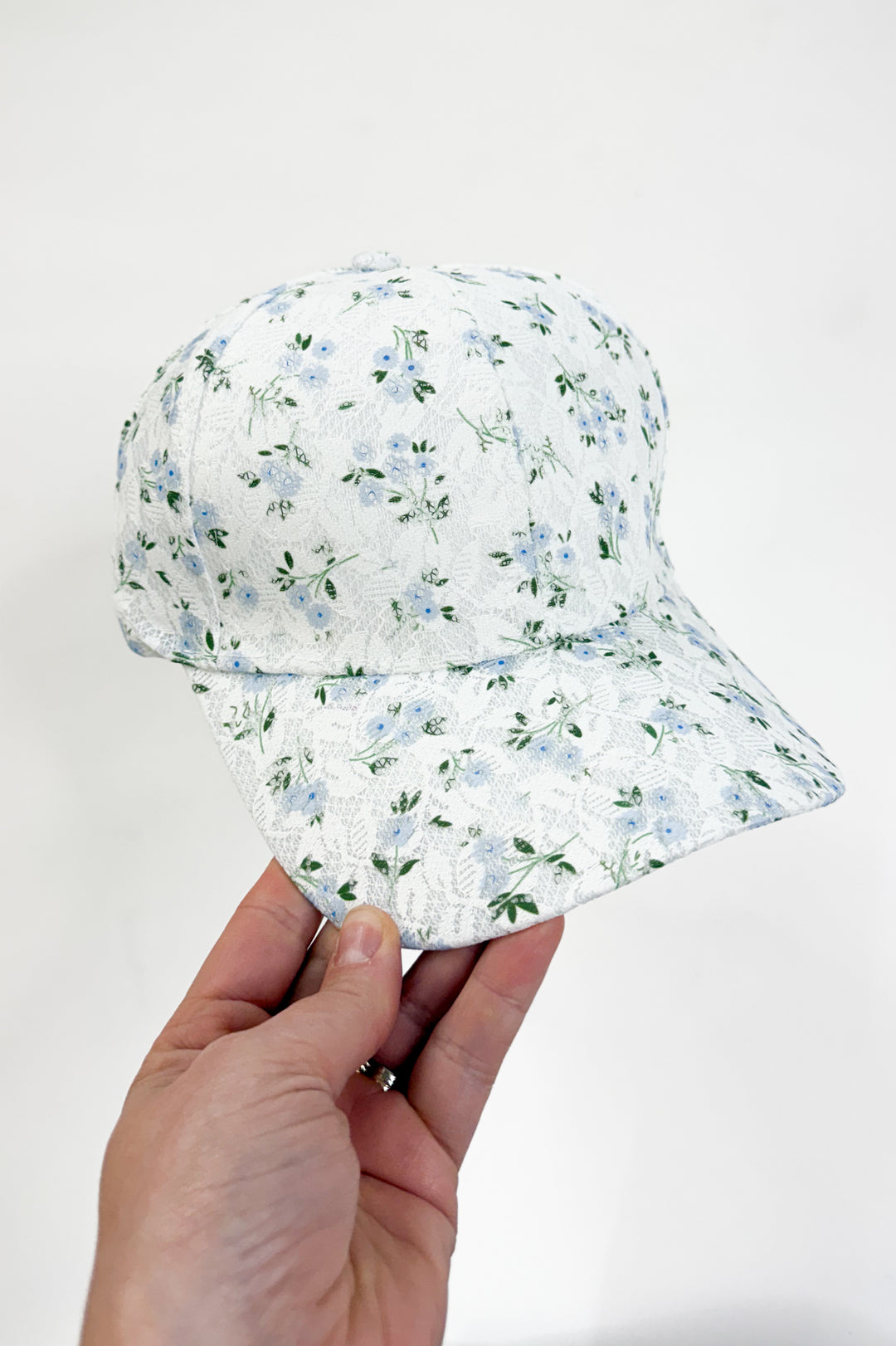 Bluebell Lace Floral Cap