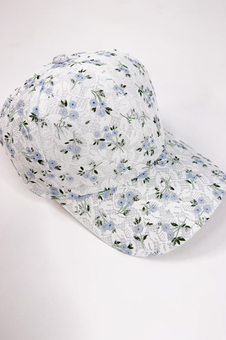 Bluebell Lace Floral Cap