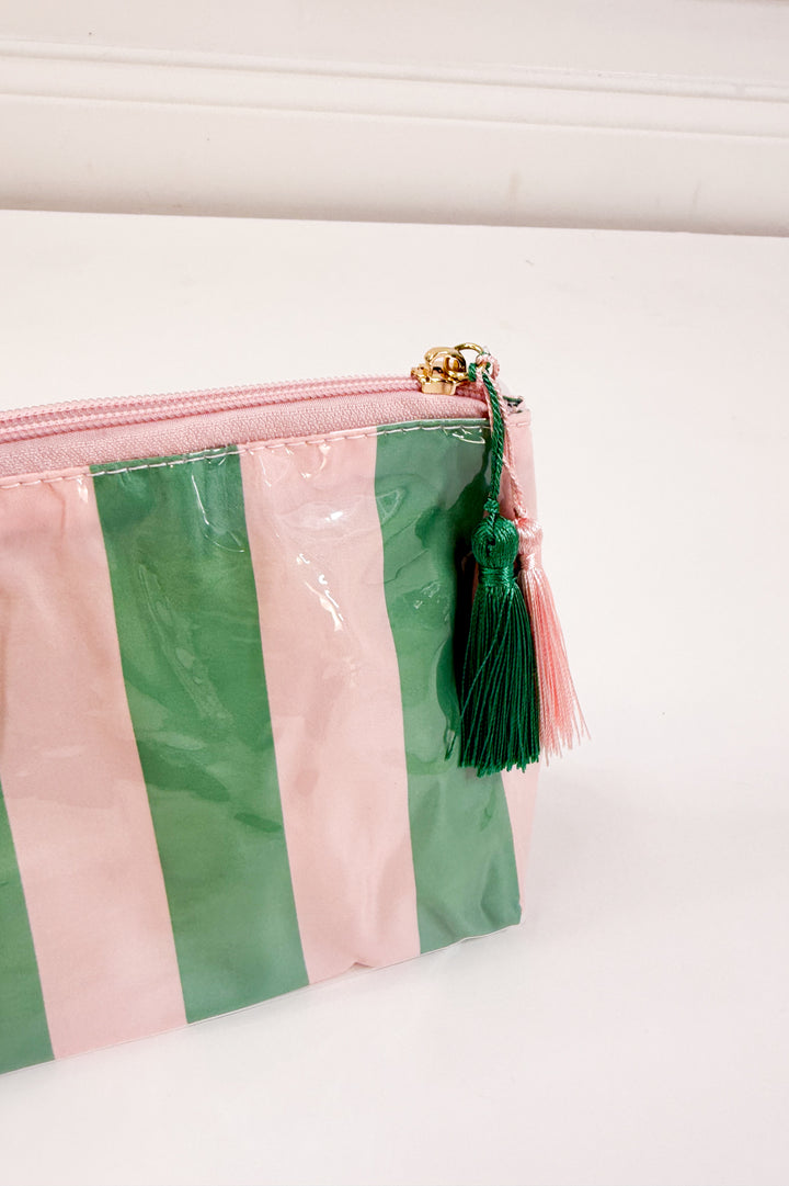 Cabana Stripe Cosmetic Bag Set