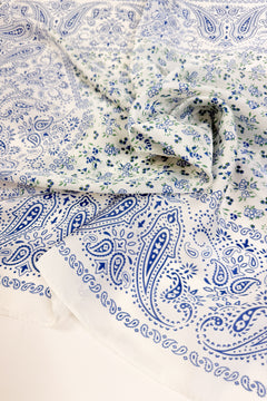 Bluebell Paisley Scarf
