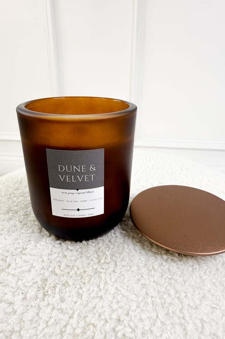 10 OZ Amber Sonoma Jar Candle