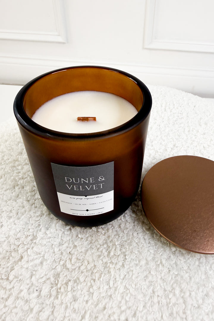 10 OZ Amber Sonoma Jar Candle