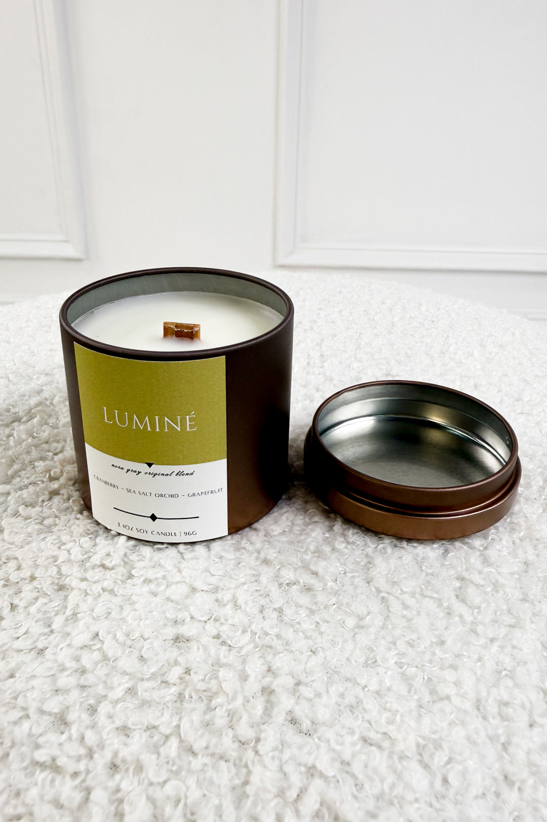 3.4 Oz Mini Infinity Tin Candle