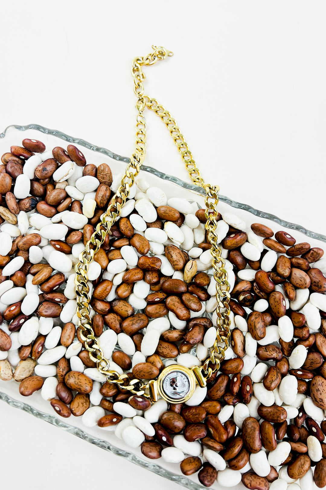 Parisse 18K Gold Non-Tarnish Coin Pendant Necklace