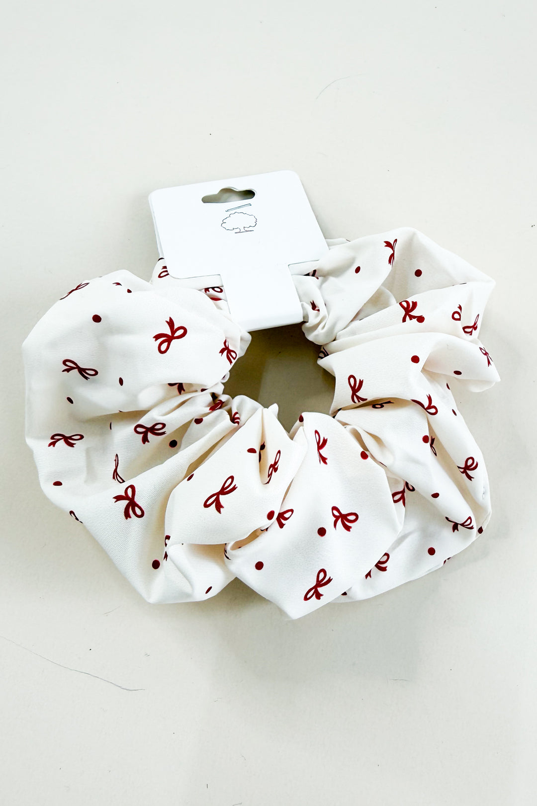 Cherry & Heart Bow Scrunchies