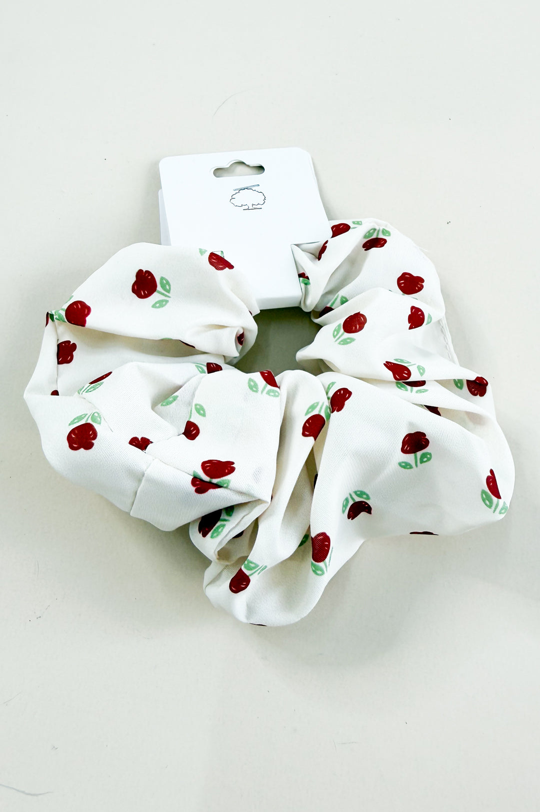 Cherry & Heart Bow Scrunchies