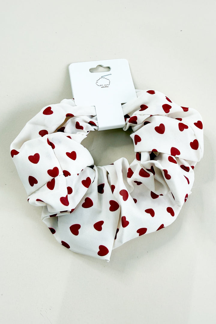 Cherry & Heart Bow Scrunchies