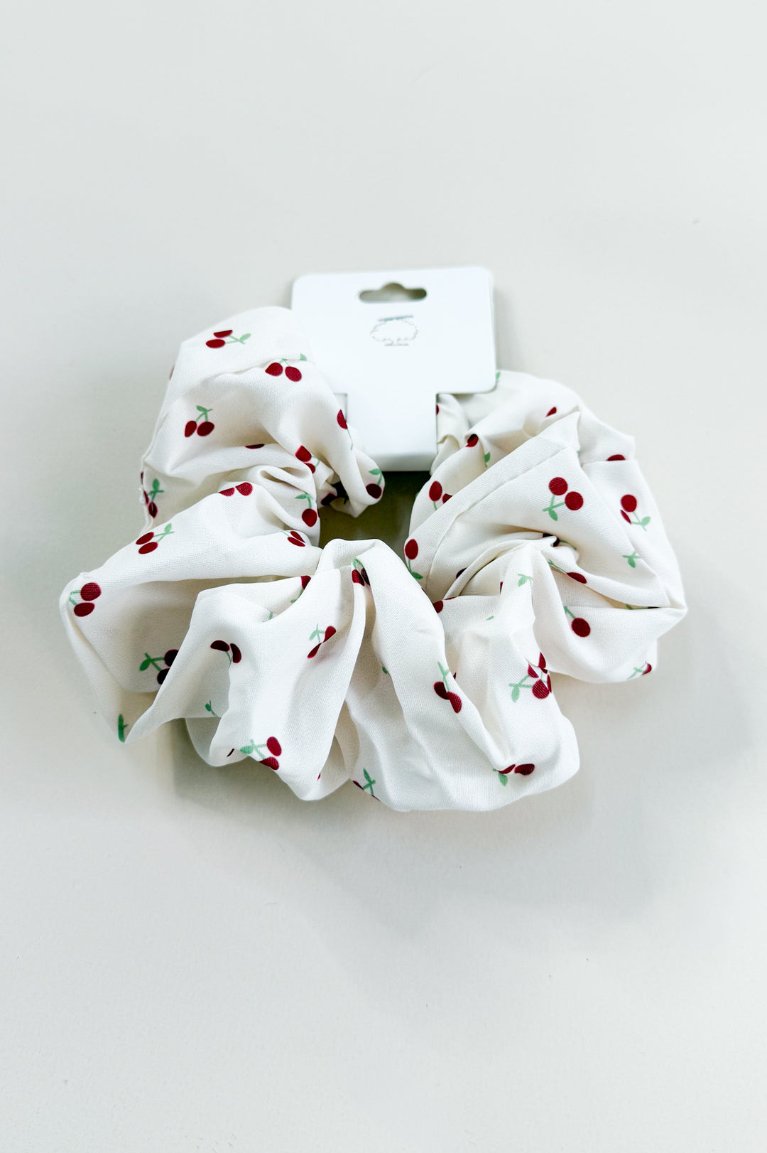 Cherry & Heart Bow Scrunchies