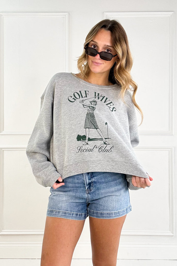 Golf Wives Social Club Graphic Sweatshirt