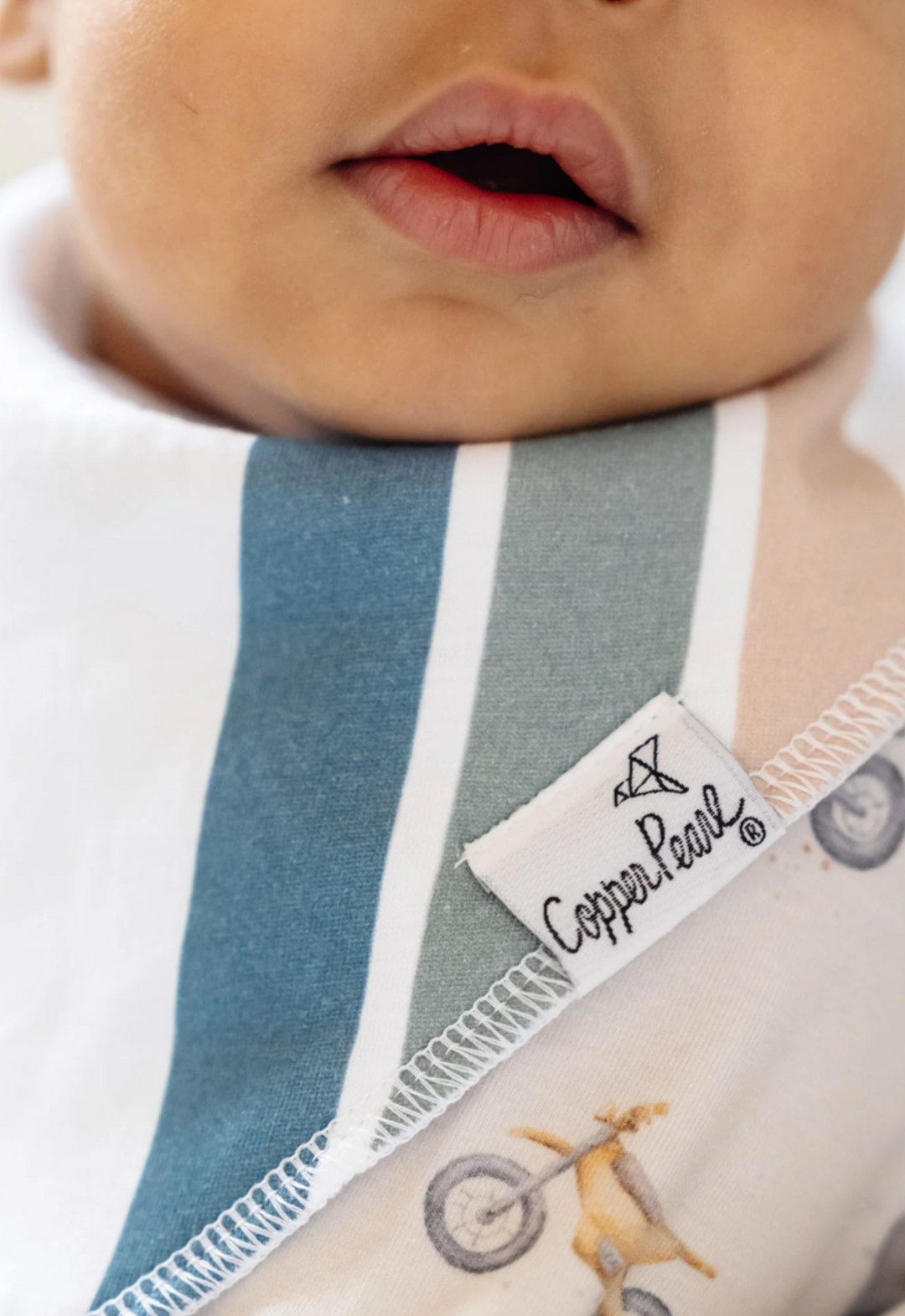 Ryder Bib Bandana Set | Copper Pearl