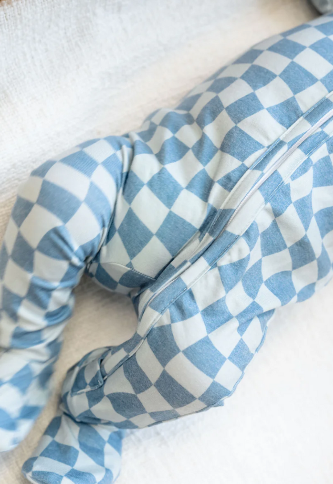 Miles Knit Zip Up Footie Pajamas | Copper Pearl