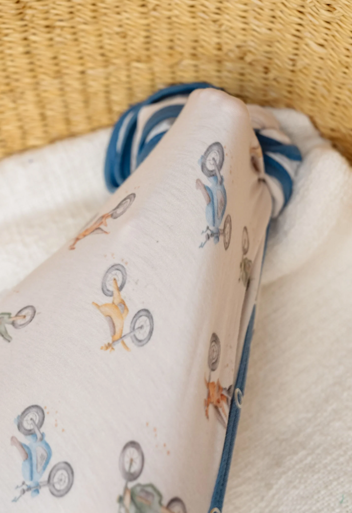 Ryder Newborn Knotted Gown | Copper Pearl