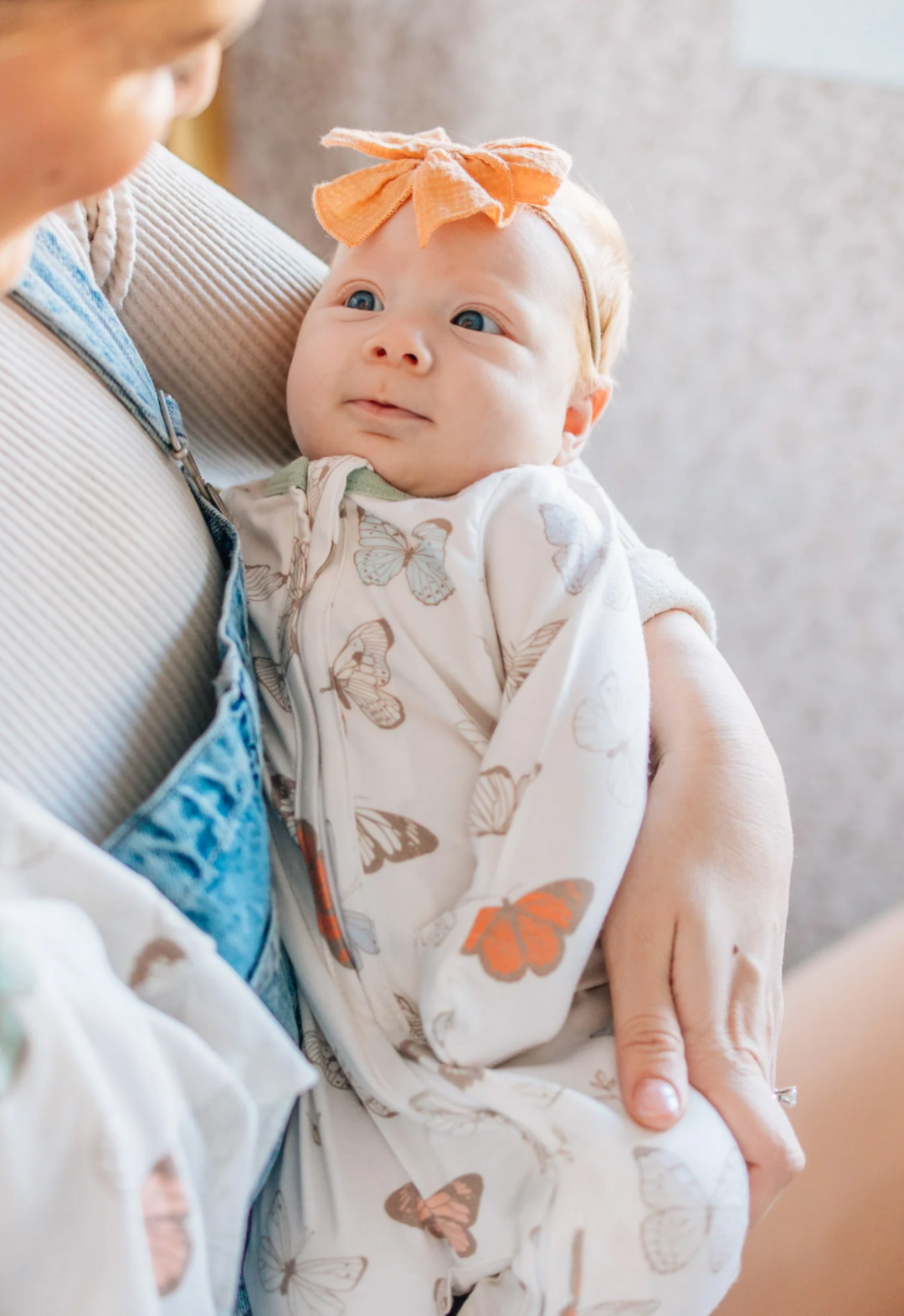 Luna Knit Zip Up Footie Pajamas | Copper Pearl