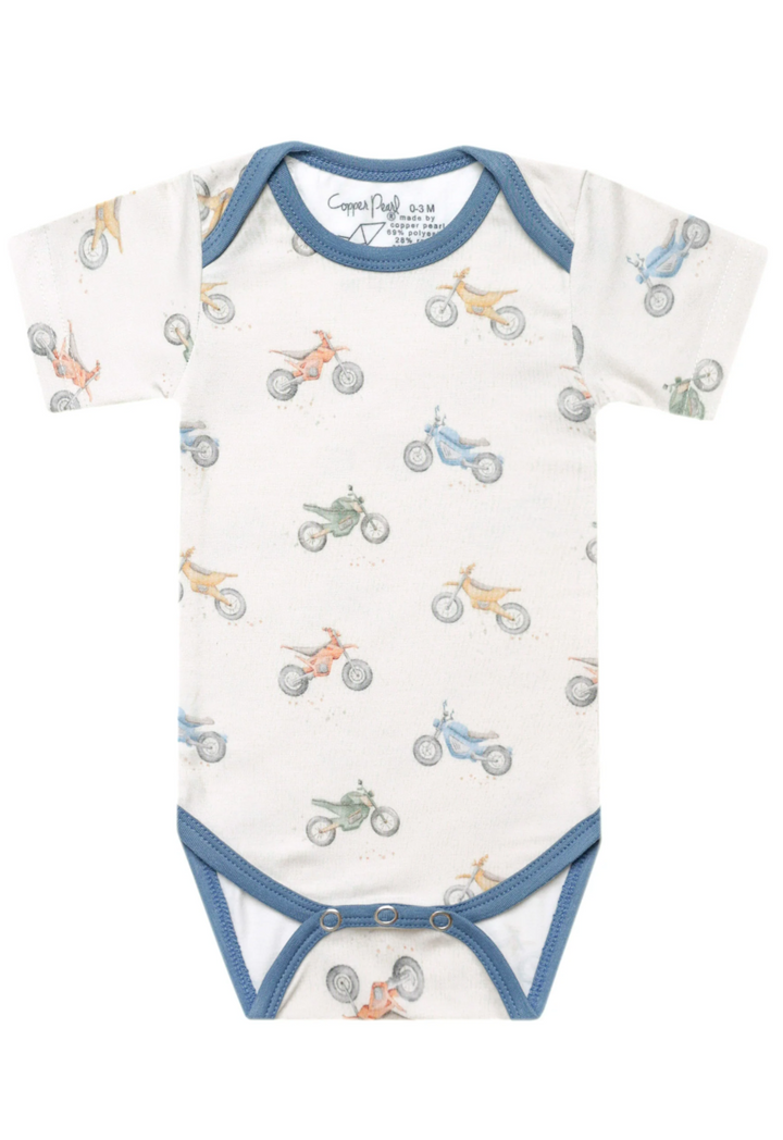 Ryder Short Sleeve Romper | Copper Pearl