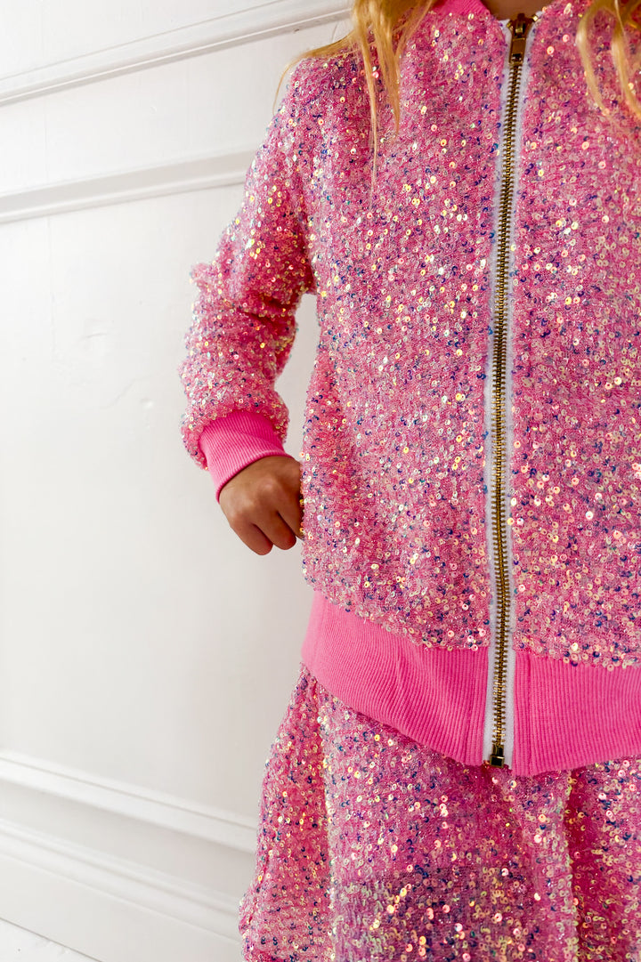 Sugar Plum Sparkle Sequin Jacket