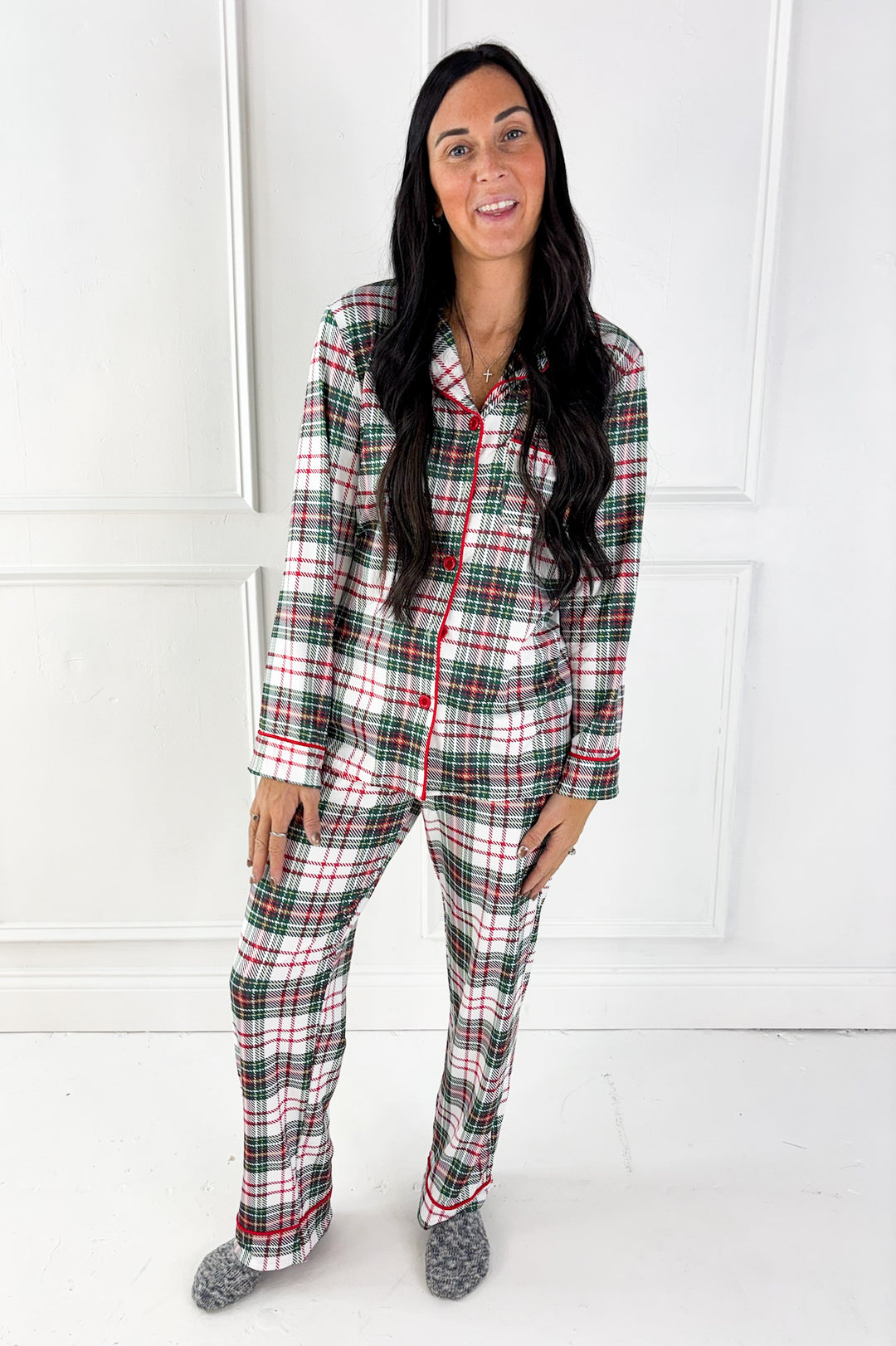 Mommy & Me Christmas Plaid Pajamas- Woman’s