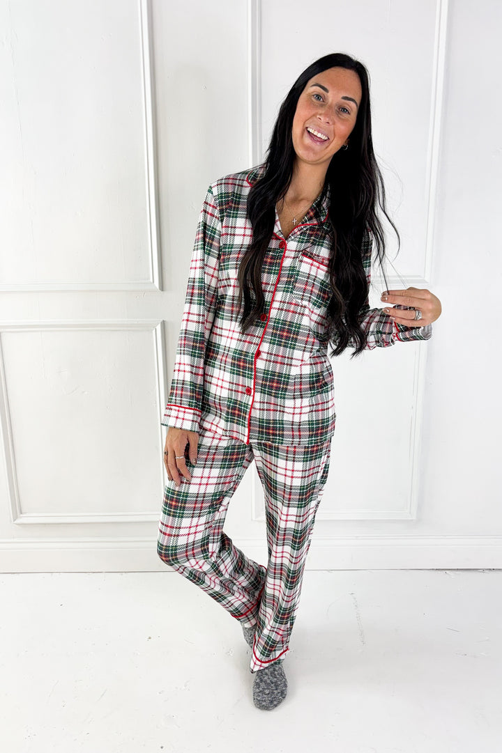 Mommy & Me Christmas Plaid Pajamas- Woman’s