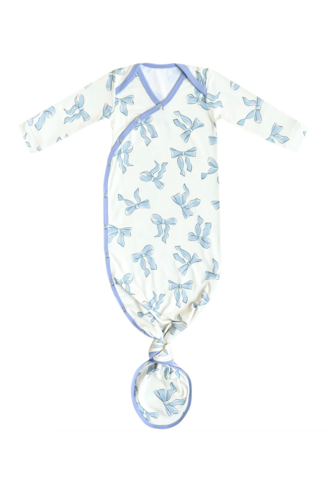 Daphne Newborn Knotted Gown | Copper Pearl