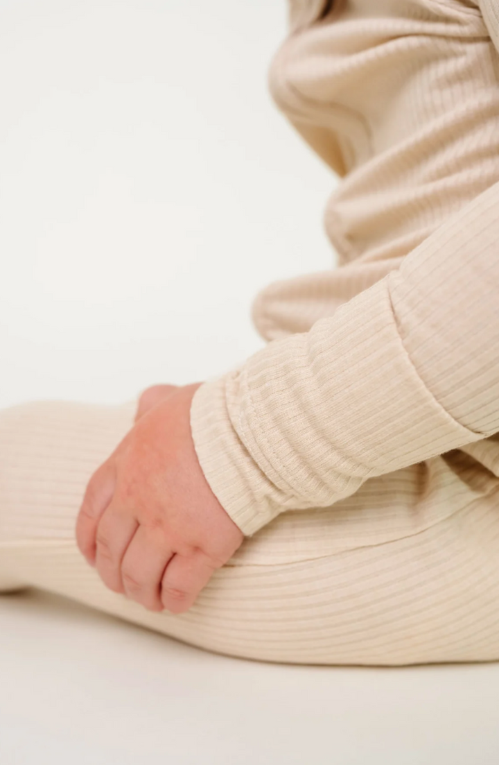 Moonstone Zip Up Footie Pajamas | Copper Pearl