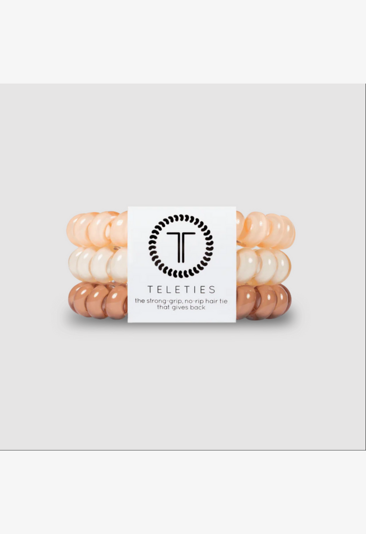 Teleties -3 Pack Spiral Hair Coil | Large