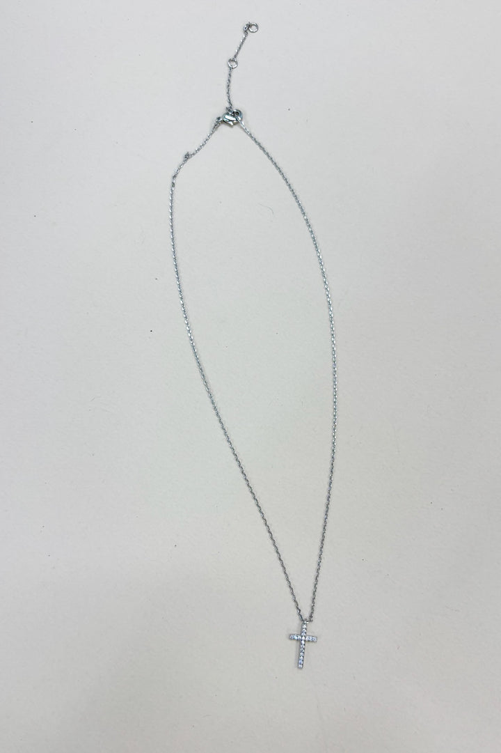CZ Cross Necklace