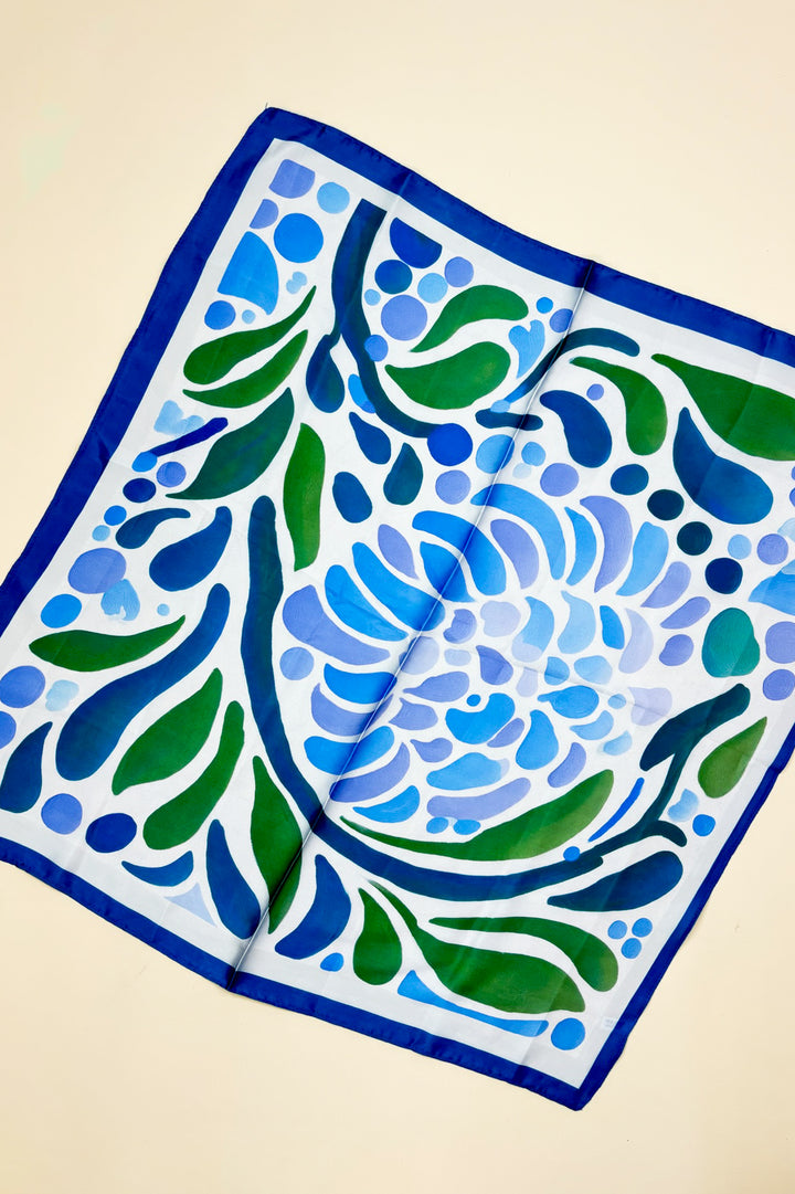 Days Of Blooms Silk Scarf